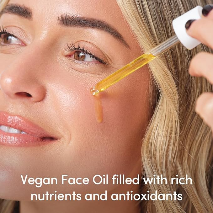 Uncommon Beauty Face Oil - Hydrating, Moisturizing, and Plumping Face Oil for Gua Sha - Featuring Jojoba Seed Oil and Sunflower Seed Oil - Vegan, Cruelty Free, Synthetic Fragrance Free, 1 FL OZ