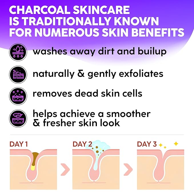 Korean Blackhead Remover Peel Off Mask – Activated Charcoal Face Mask for Women & Men – Black Head Remover for Face & Nose, Pore Cleaner, Facial Masks Skincare Alternative to Nose Strips & Mud