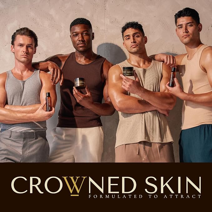 Crowned Skin King and Reign Body Butter Cologne Bundle | New Moisturizing Formula | Skin Care Set with Sandalwood, Leather, Fresh, & Nautical Scents | Natural Shea & Mango Butters | All-Day Fragrance