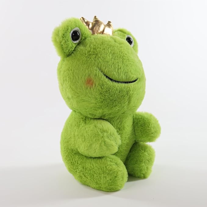 Sew Butiful Frog Plush, 9" Cute Green Stuff, Soft Frog Stuffed Animal Plushies, Birthday, for Girls, Kids