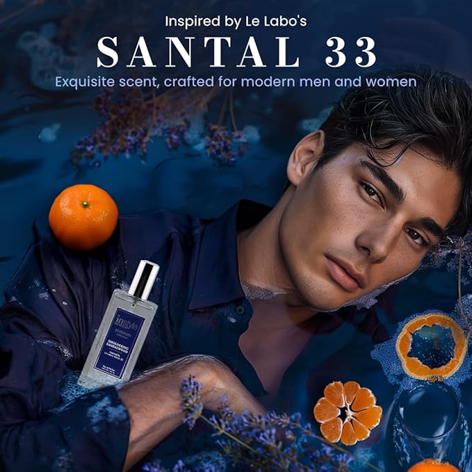 Instyle Fragrances, Platinum Collection, Smoldering Sandalwood, Inspired by Le Labo’s Santal 33, Unisex Eau de Parfum, CLEAN, Vegan, Paraben-Free, Never Tested on Animals, 3.4 Fluid Ounces