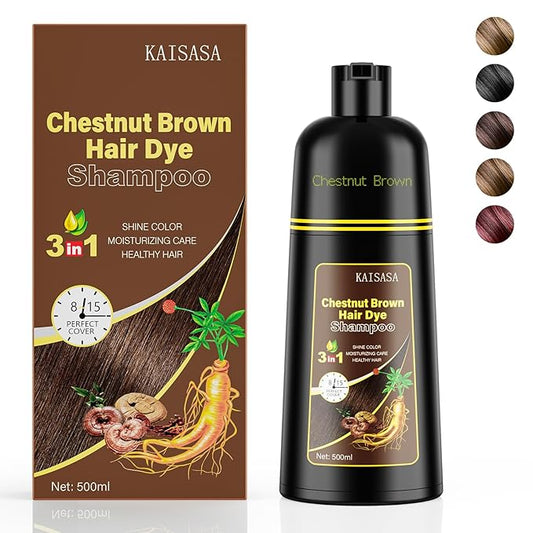 HAIR DYE SHAMPOO 7-10 (Chestnut Brown)