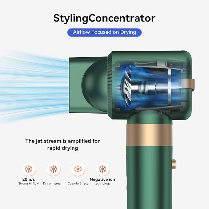 7 in One Blow Dryer Brush Negative Ion Hair Set Upgrade Hot Air Brush Air Styler Curling Wrap Air Curler, Curling Iron Hair Styling Tools As A Gift for Straight/Curl/Drying/Smoothing