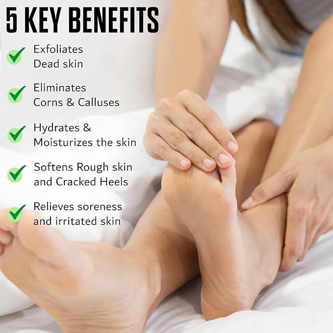 FOOT CURE Tea Tree Oil Balm – Moisturizer for Dry Cracked Feet – Instantly Hydrates & Soothes Irritated Skin & Athlete's Foot – Best Foot Care for Women and Men (Pack of 2)