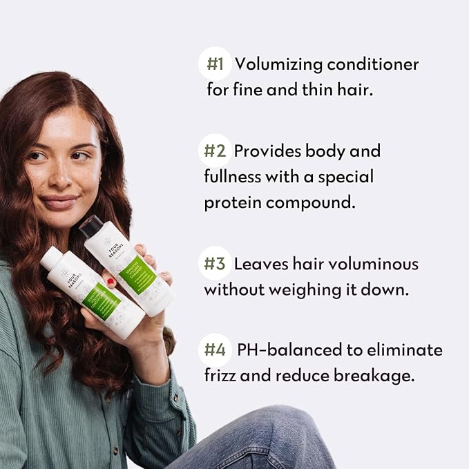 No nothing Sensitive Volume Hair Conditioner - Fragrance Free Conditioner - Hypoallergenic, Phthalate Free, Paraben Free, Vegan & Unscented - Volumizing Scalp – 10.1 oz