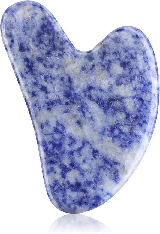 rosenice Gua Sha Facial Tools Natural Gua Sha Jade Stone for Face Skincare Facial Body for SPA