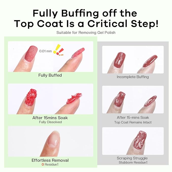 Acetone Nail Polish Remover: Professional Soak off Gel Polish Remover Natural Formula Aloe Vera Essential Oil for Acrylic Dip Powder Nail Supplies for Home Salon(8 Fl.Oz.)