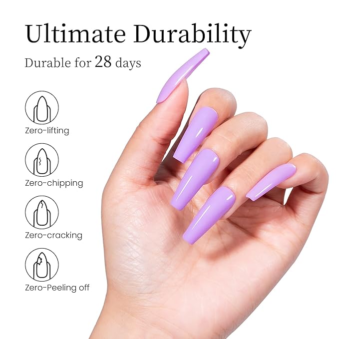 MAYCHAO 15ML Bight Purple Gel Nail Polish 1Pc Wisteria Gel Polish Soak Off UV LED Nail Polish Nail Art Starter Manicure Salon DIY at Home, 0.5 OZ