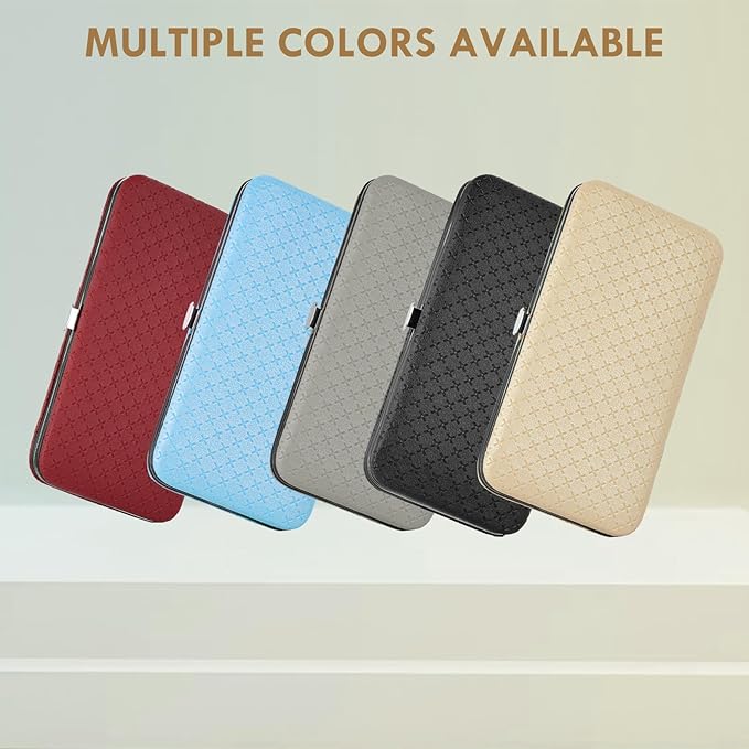 Manicure Set - 19 in 1 Professional Nail Clippers Pedicure Kit, Manicure Tool Kit, Stainless Steel Facial Grooming Set Kit, Gift Idea for Women, Men, Girls, Teens, Beige