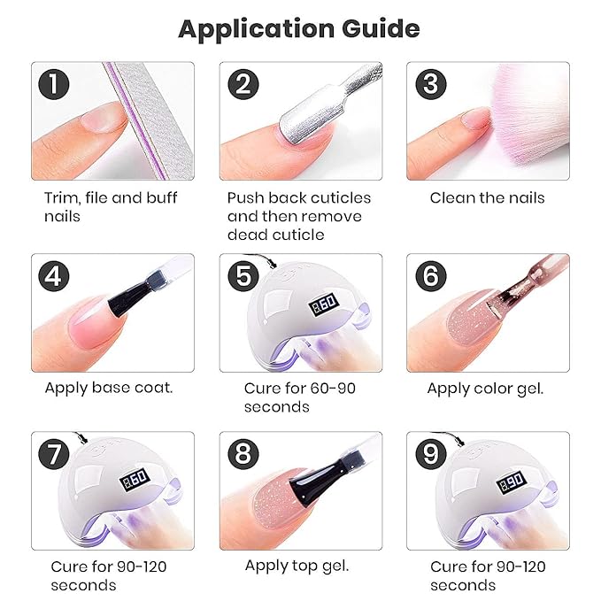 RARJSM Nude Glitter Gel Polish Set 6pcs Shimmery Jelly Nail Polish Iridescent Sparkly Pink Purple Apricot Beige Translucent Natural Skin Tone Color 7.5ml Soak off UV LED Cured