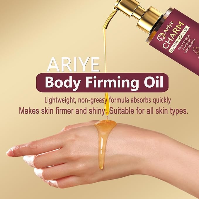 Body Firming Oil Luxury Glow & Remedy body oil for women,Body Oil After Shower Tightening&Hydrating Treatment for Arms,Legs,Stomach&Body,Natural Firming Oil for Dry Skin, Body Oil-(4.06 Fl. Oz)/1Pcs