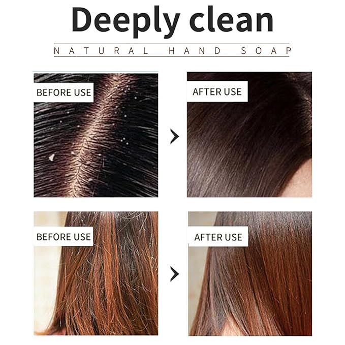 Handmade Solid Shampoo Bar Set of 2, Rose Hair Soap for Nourishing, Deeping Cleaning and Caring Scalp, Rose Flowers Extract Organic Shampoo Bars for All Hair Types, Sulfate & Silicone Free