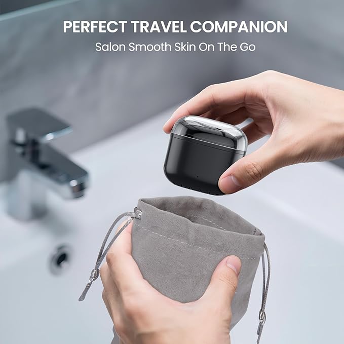 Nose Wax Kit Men, Nose Ear Hair Waxing Kit with 100g Wax, 40 Sticks, Nose Ear Hair Removal Kit, USB Fast Heat, Smart Constant Temp, Upgraded Size, Multi-Accessories, Black