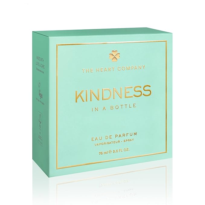 THE HEART COMPANY KINDNESS in a bottle | Fresh Perfume for women | Vegan Women's Eau de Parfum | Unisex Fragrance 75ml - 2.5 fl oz.
