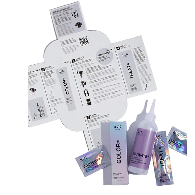 IGK Permanent Hair Dye Color Kit | 5GM Warm Up - Golden Mahogany Brown | 100% Gray Color Coverage + Strengthen + Shine | Ammonia Free