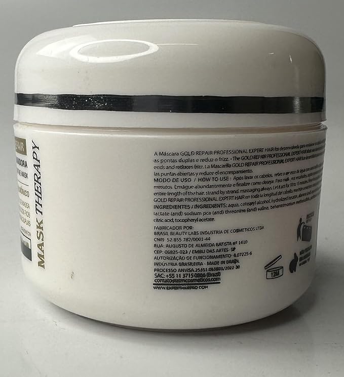 Expert Hair Sensation Straightening & Smoothing Kit :Texturizing Cream + Gold Repair Mask for Ultimate Hair Transformation- At Home Keratin Treatment for Straight, Silky, Moisturized Hair