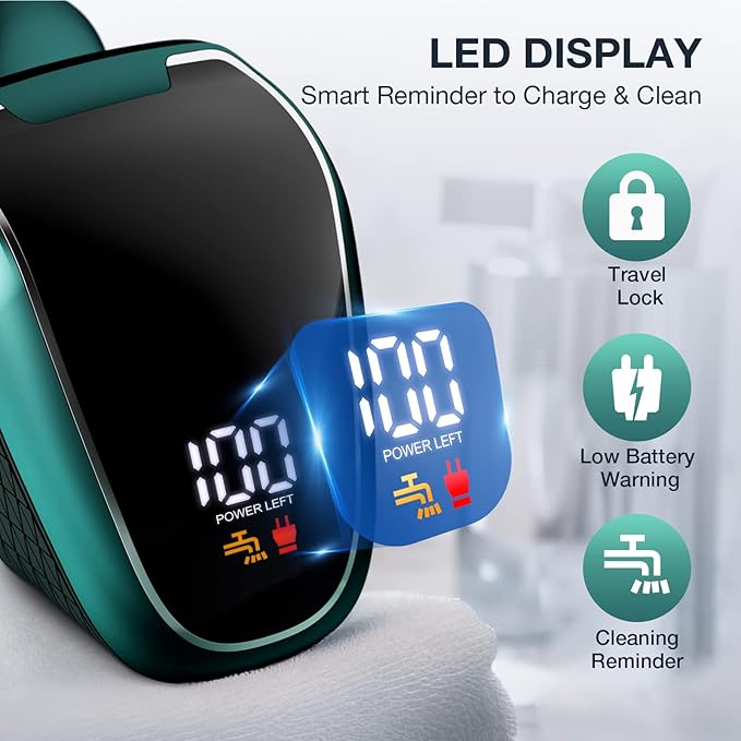 Head Shavers for Bald Men: 5-in-1 Electric Razor - Waterproof Wet Dry Shaving - Professional Grooming Kit for Balder - Rechargeable Head Shavers