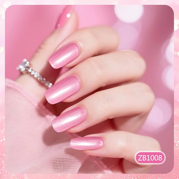 Glitter Nail Polish Set, 10 Color With 2PCS Base and Top Coat Nail Polish