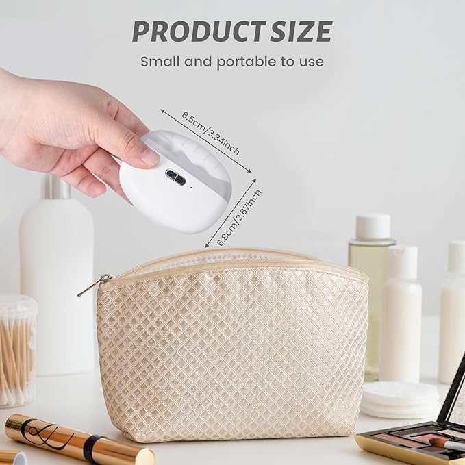 3 in 1 Electric Nail Clipper for Seniors, Baby Nail Trimmer Electric Automatic Trimmer, Safe Electric Toenail Clippers Nail File Tools for Adult, Manicure Kit Grinder with Polishing(White)