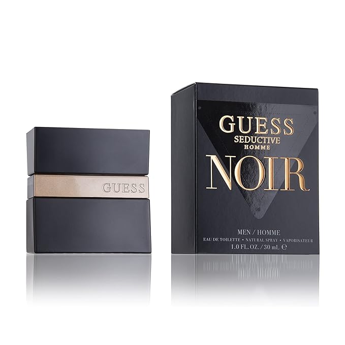 GUESS Seductive Noir for Men Eau de Toilette, 1 Fl Oz