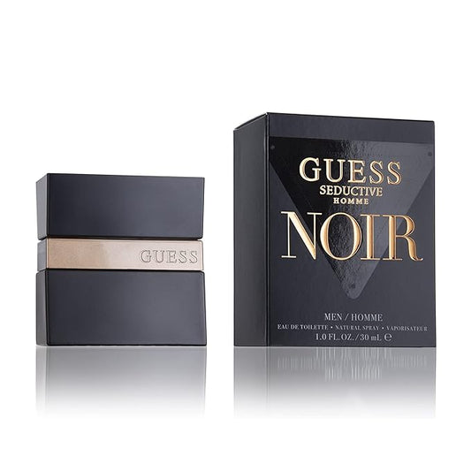 GUESS Seductive Noir for Men Eau de Toilette, 1 Fl Oz