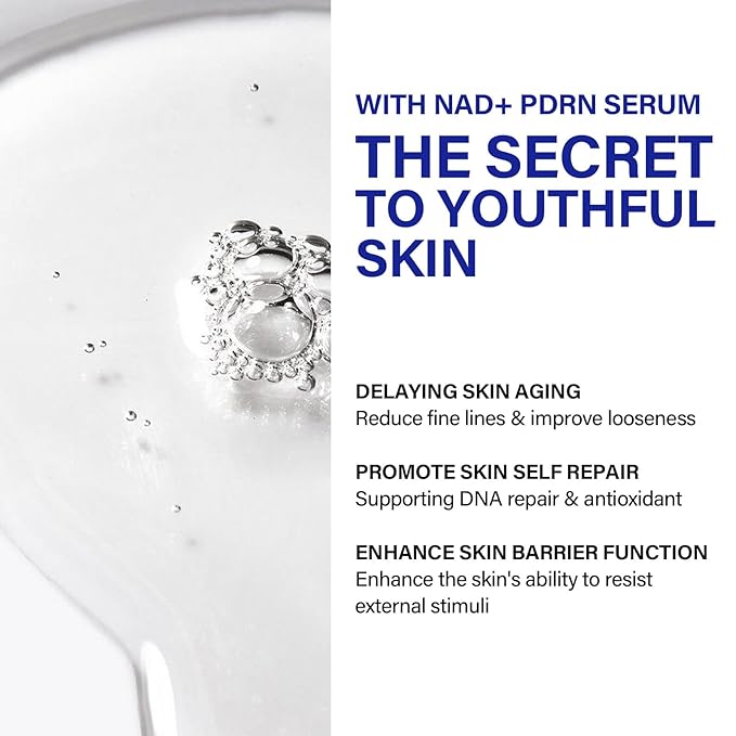PDRN Serum丨Lifts and firms, Reduces Wrinkles, Deeply Moisturizes丨Peptides, PDRN丨Anti-aging, Improves Dullness