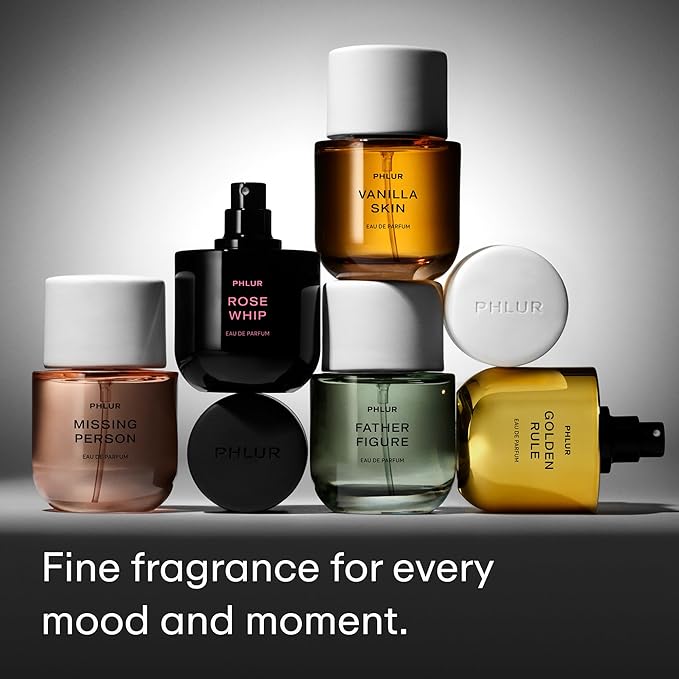 PHLUR The Best Sellers ($45 Value) - Deluxe Mini Trio Eau de Parfum Set - Vanilla Skin, Father Figure & Missing Person Fragrance - Travel Size Perfume for Women & Men (3 x 5mL)