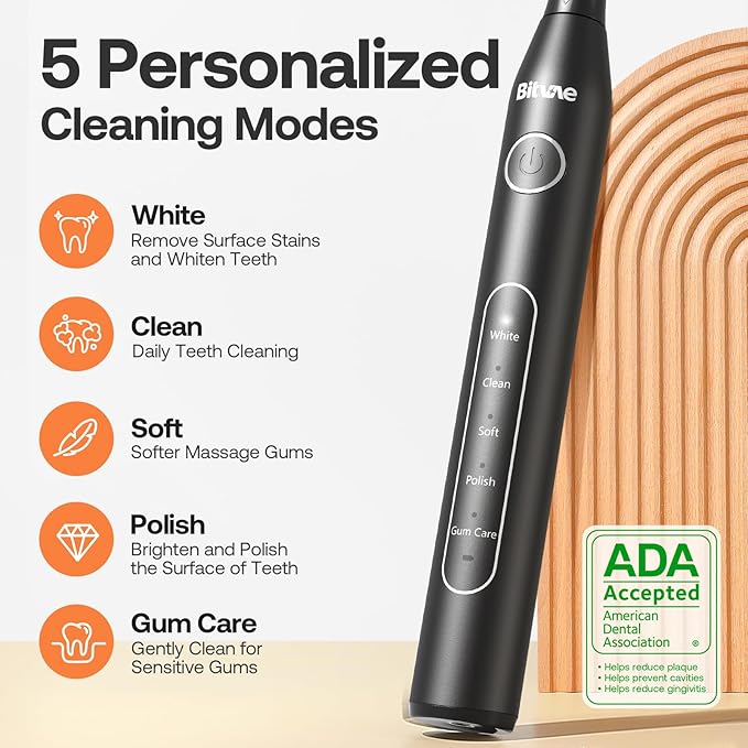 Water Flosser and Electric Toothbrush Combo - Cordless Water Flosser for Teeth - 5 Modes Sonic Electric Toothbrush, 3 Modes Portable Water Floss…