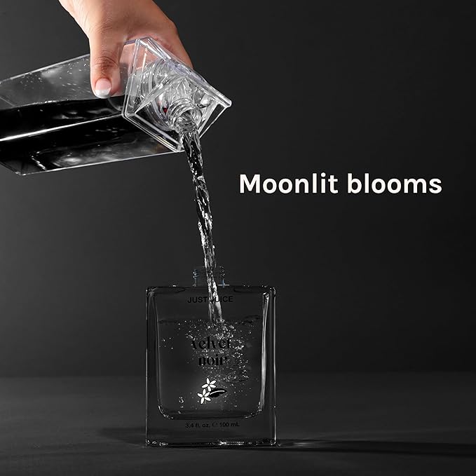 Just Juice Velvet Noir - Crisp Jasmine Perfume for Women and Men - Floral Musk Perfume with Apple, Rose, Geranium, Amber - 3.4 oz