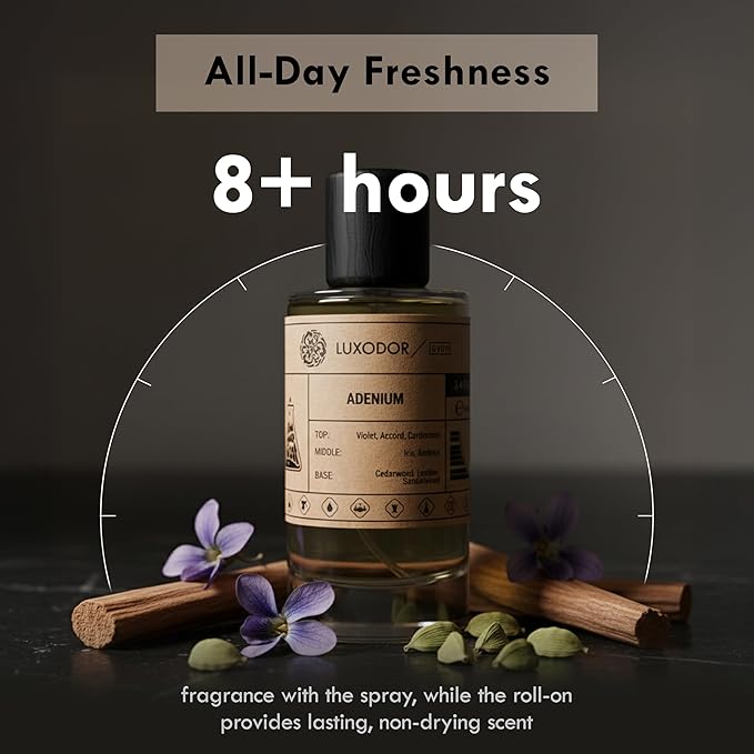 Inspired by S.antal 33 Eau De Parfum for women and men, Long Lastin, Vegan, 2-piece Bundle (Perfume Spray 3.4 fl. oz,100ml + Concentrated Perfume Oil 10ml)