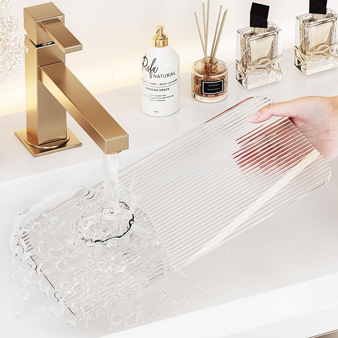 Seoneiro 2 Tier Corner Bathroom Counter Organizer, Cosmetic Skincare ，Bathroom Countertop Perfume Tray Vanity, Kitchen Spice Corner Storage Shelf