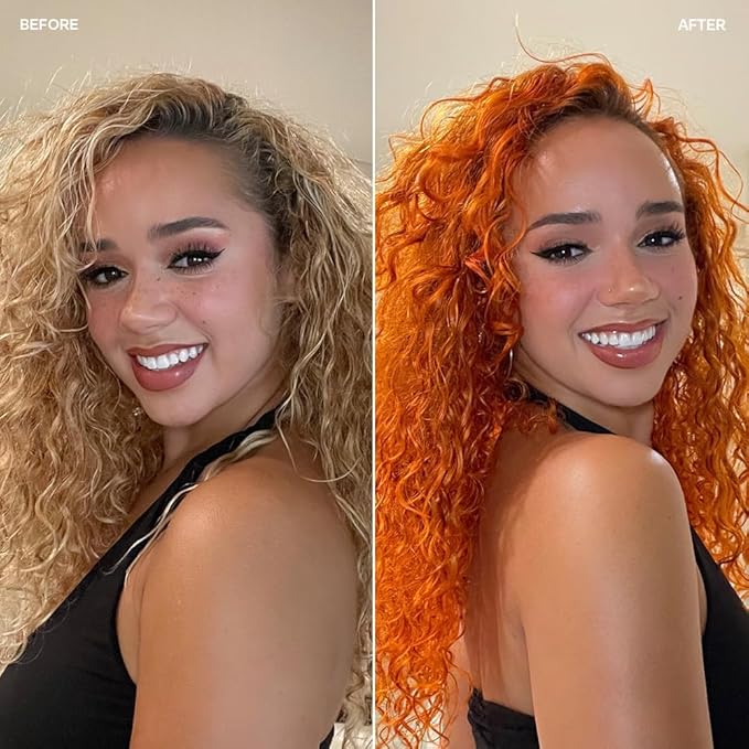 Overtone Daily Color Depositing Conditioner for Dyed & Natural Hair - 4.5oz Temporary Coloring with Shea Butter & Coconut Oil - Refresh Color & Prevent Fading - Vegan & Cruelty-Free, Ginger Glow