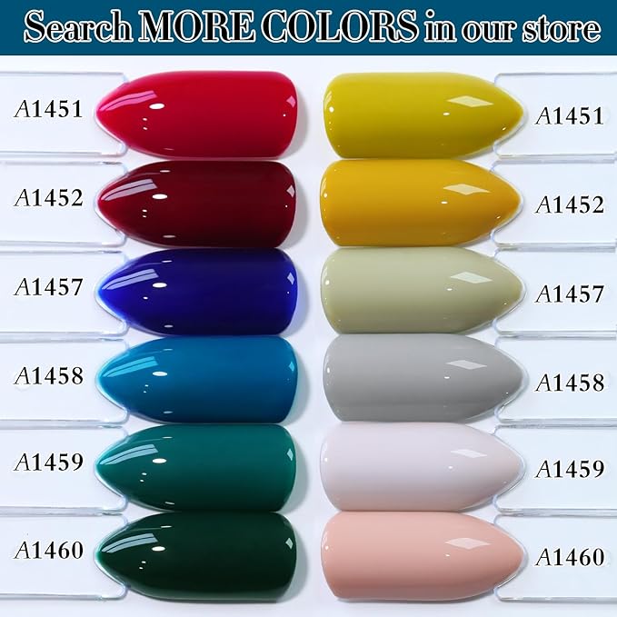 Double Rhythm 15ML Gel Polish Pure Sheer Same Color Same Bottle Soak Off Gel Polish Art Manicure Salon DIY at Home for Women (Blue-A1458)