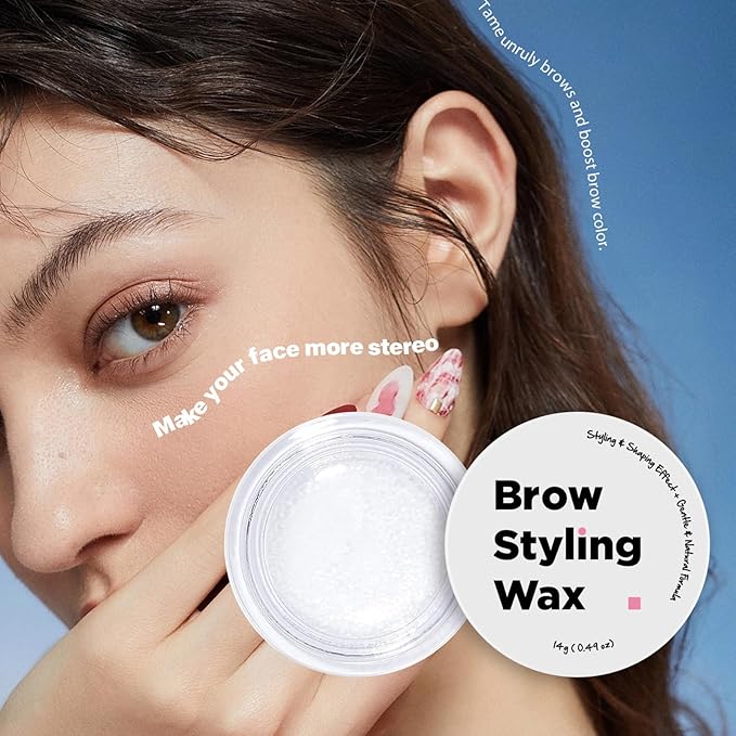 Eyebrow Gel - Clear Brow Styling Wax | Long Lasting Shaping Cream | Natural Eye Brow Lift Cosmetic Styling Formula Makeup Grooming Gel For Women Girlfriend Mom Routine