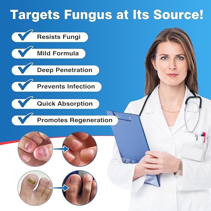 Toenail Fungi Treatment Extra Strength - Fungi Nail Pen Antifungal Repair for Damaged Nails, Fast-Acting Solution for Toe & Fingernail Fungi, Ideal for Nail Health Concerns Athletes 5ml/0.18FLOZ 3Pcs