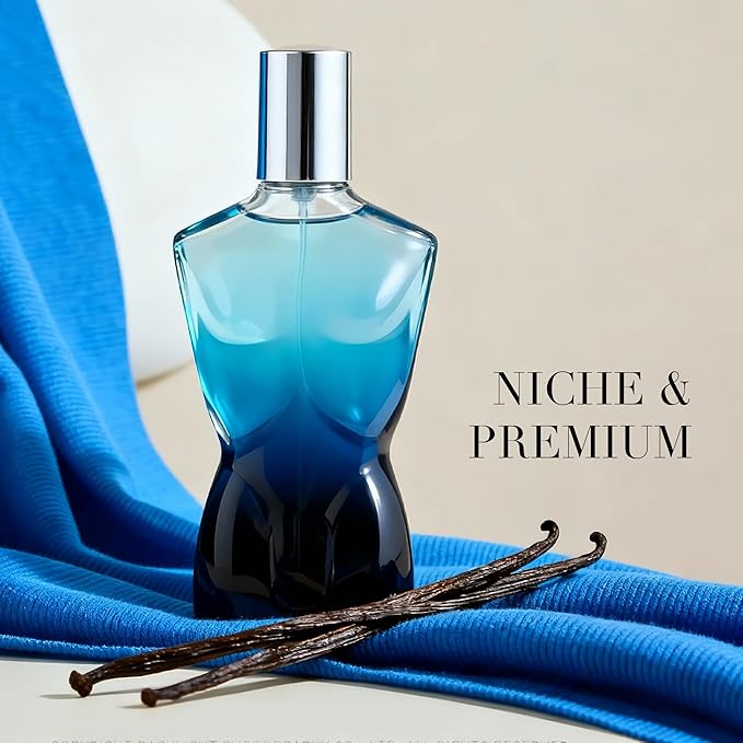 Blue for M Ultra for M, Men's Cologne Gift, Long Lasting EDP, Aura of Elitism & Modern Style, Perfume for Business, Commute and Casual Use, 3.4 Fl Oz (BLUE-for men)