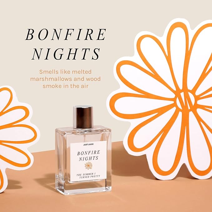 Just Juice - The Summer I Turned Pretty Bonfire Nights - Warm Spice and Toasted Vanilla Perfume for Women and Men - 3.4 oz