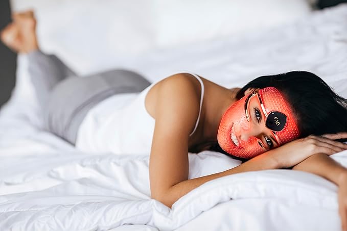 FAQ 202 - Advanced 7 LED lights Face Mask - Wireless Face Masks Beauty - 600 Glow Points - Wearable Skin Care