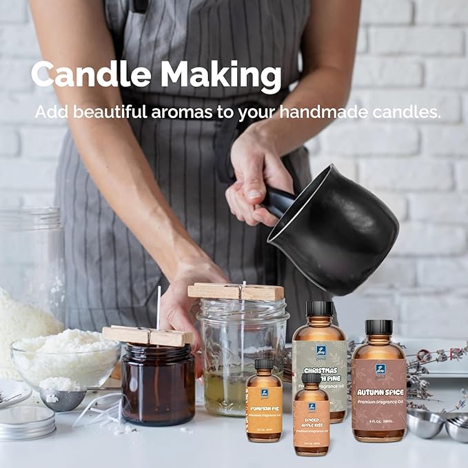 Cider Orchard Fragrance Oil 2 Oz, Natural Scent Oil for Home Essential Oils Diffuser, Candle Making, Soap Making, DIY Body Oils, Perfume, Body Mist, Spray - Apple Cider Scent