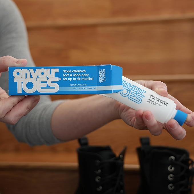 On Your Toes Natural Foot and Shoe Odor Eliminator –Shoe Deodorizer with Body Powder to Neutralize Smelly Odors – Long-Lasting, Fast-Acting Foot Powder for Kids and Adults (2 Pack)