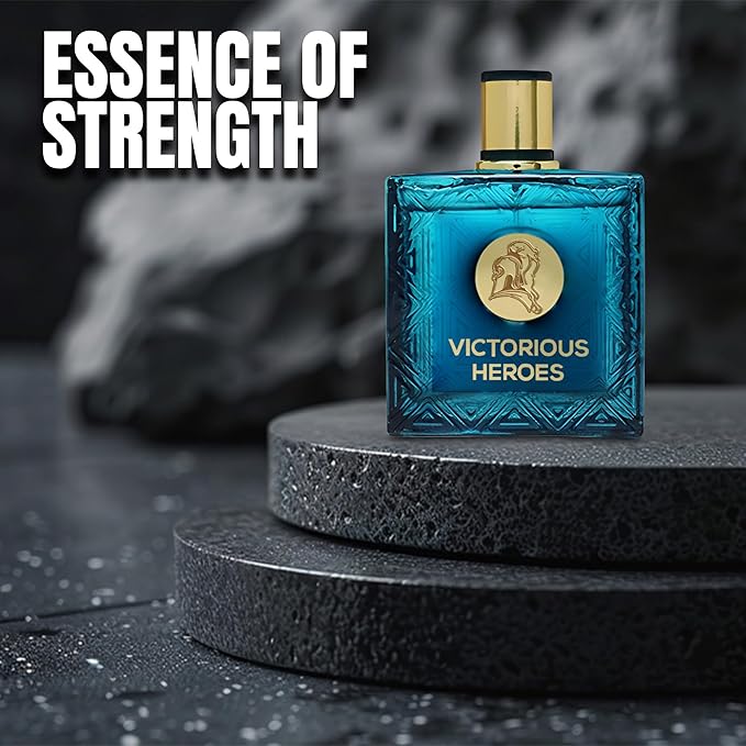 3Pack Men Colognes Victory Series Eau De Parfume Spray with Woody Floral & Fruity Scent Perfume Gift Set Day to Night Luxury Long Lasting Fragrances