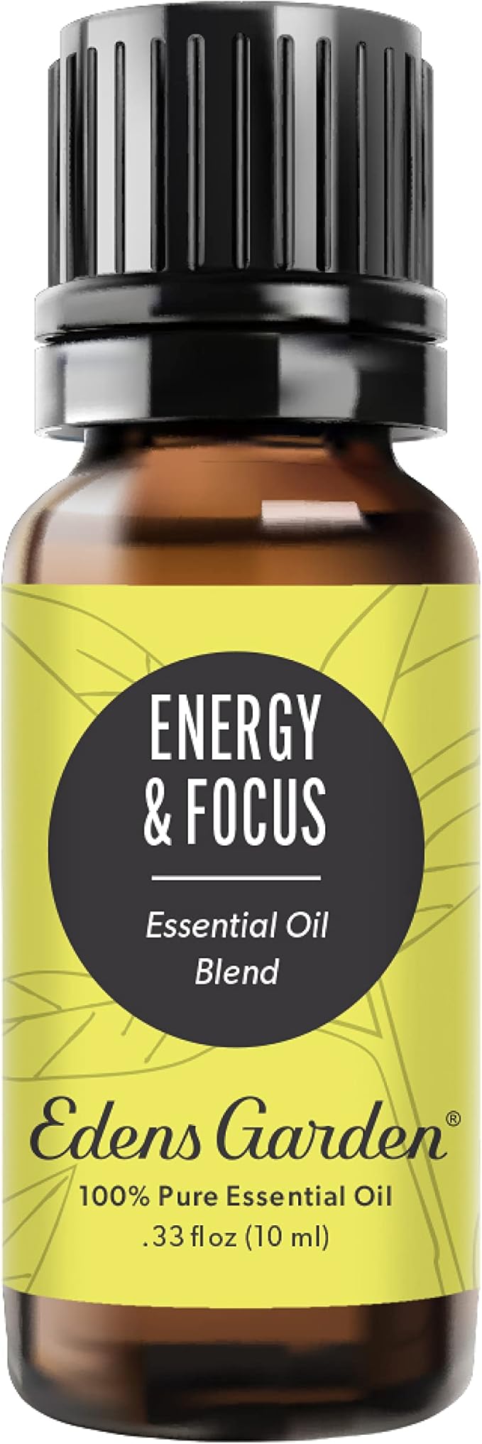 Edens Garden Energy & Focus Essential Oil Blend- 100% Pure Premium Grade, Undiluted, Natural, Therapeutic, Aromatherapy, The Best for Diffusing, Kid Safe, Humidifiers, Skin 10 ml (.33 fl oz)