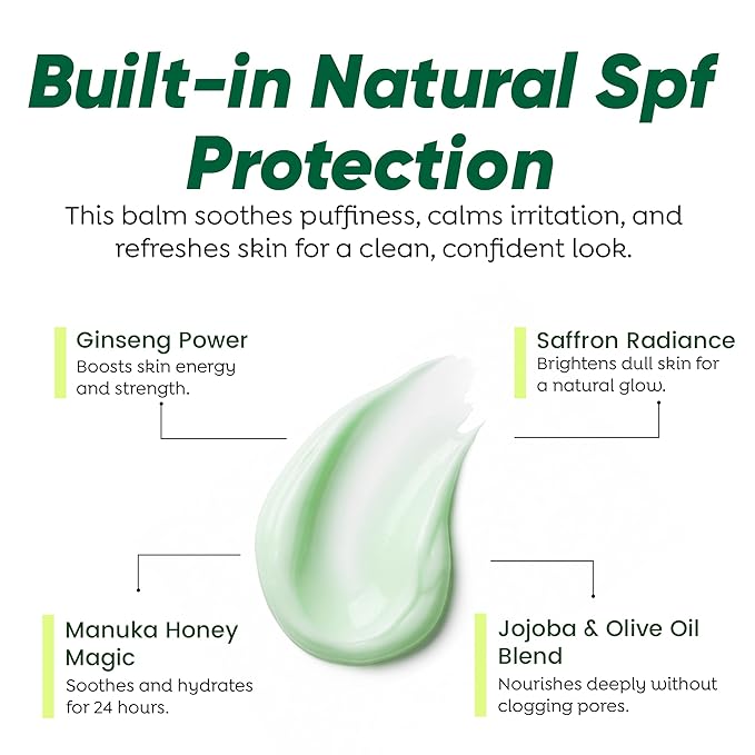 Men's Skin Moisturizer Balm – Face & Body For All Skin Types – Botanical cleansing Balm for full Day Moisturize - Ember Citrus Scent, 2oz