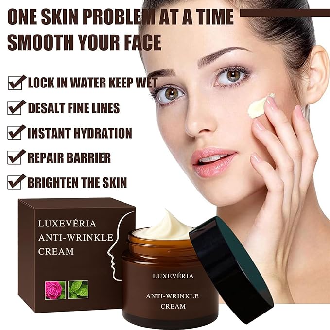 Luxevéria Retinol Anti-Wrinkle Cream, Advanced Skin Firming Cream, Luxeveria Body Firming Cream-30g, Improve Skin Sagging and Fine Lines, Natural Ingredients for All skin Types (3 Bottle)