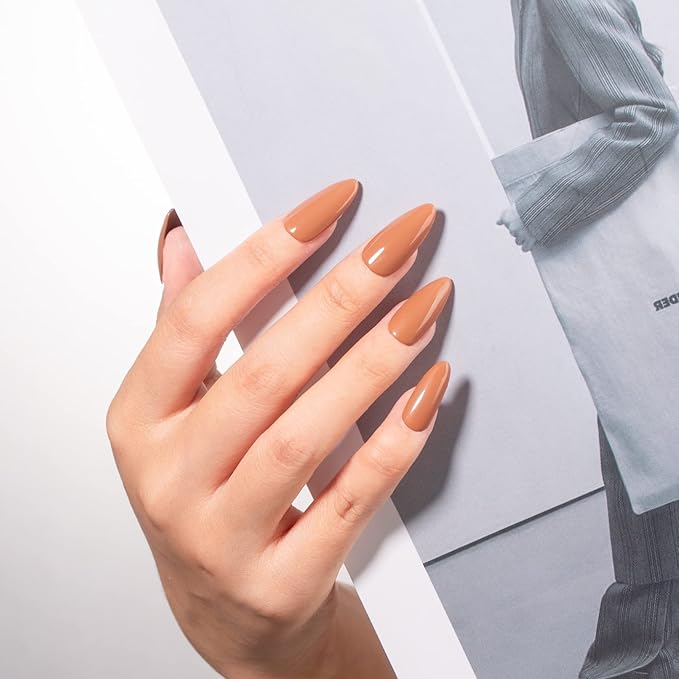 MAYCHAO 15ML Gel Nail Polish 1Pc Caramel Gel Polish Soak Off UV LED Nail Polish Nail Art Starter Manicure Salon DIY at Home, 0.5 OZ