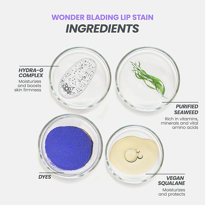 Wonderskin Wonder Blading All Day Lip Stain Peel Off Masque and Reveal Kit - Long Lasting, Waterproof Pink Lip Tint, Transfer Proof Natural Makeup Stain Kit (Sweetheart)