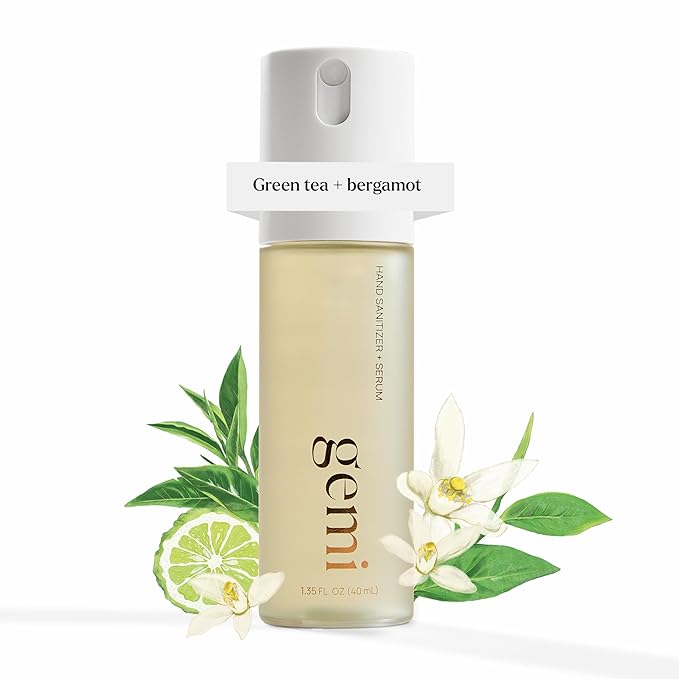 Hand Sanitizer + Serum™ | Caela | Hydrating K-Beauty Formula with Centella, Vitamin B5 & Green Tea | Kills 99.9% of Germs | Fresh Scent with Lavender, Geranium & White Musk | 650 Sprays