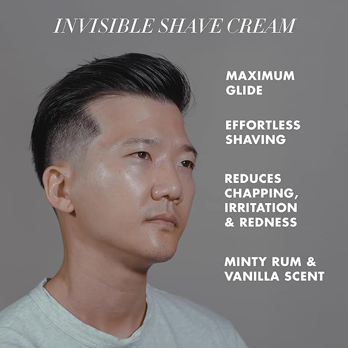 Hanz de Fuko Gentle Face Wash & Invisible Shave Cream Kit – Premium Facial Cleanser (8 oz) & Premium Men’s Shaving Cream (8 oz) – Made for Sensitive Skin, Hypoallergenic, Sulfate and Paraben Free