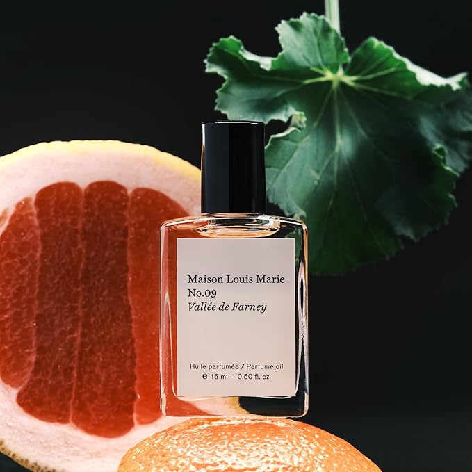Maison Louis Marie - No.09 Vallée de Farney Natural Roll-On Perfume Oil | Luxury Clean Beauty + Non-Toxic Fragrance (0.5 fl oz | 15 ml)