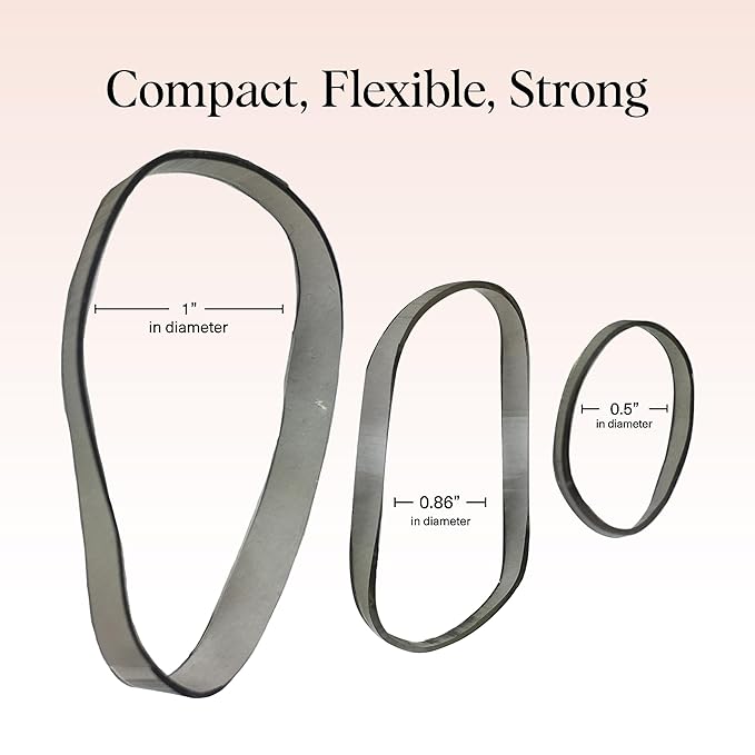 Kitsch Hair Ties No Damage for Kids, Teens and Women - Rubber Bands for Hair Styling | No Snag Hair Elastics | Daily Hair Accessories | Ideal Gifts for Women - 500pcs (Brown)